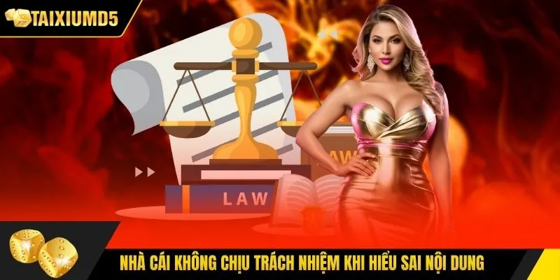 Trang game không chịu trách nhiệm khi hiểu sai nội dung