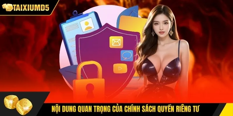 Nội dung quan trọng của chính sách quyền riêng tư